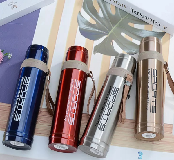 Sports Water Bottle – 750ml | Stainless Steel Thermos Flask
